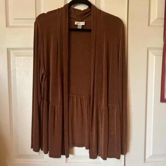Women's Loose Long Sleeve Open Cardigan, Size L - Picture 1 of 3